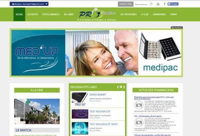 Création de site pour la Santé & Laboratoires
