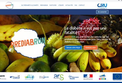 Création de site pour le CHU à la Réunion