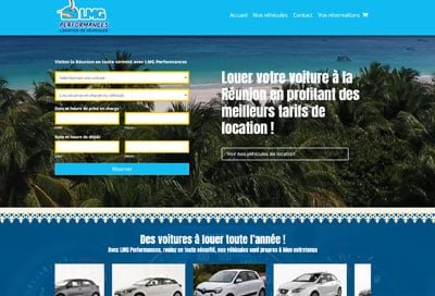 Création de site pour excursions en mer