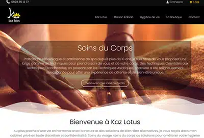 Création de site internet Réunion - Pose de rideaux métalliques