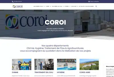 Création de site internet Réunion - Pose de rideaux métalliques