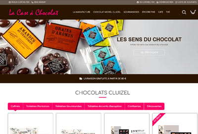 Création site lacaseachocolat – lacaseachocolat
