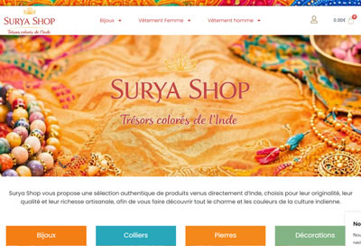 Surya-shop boutique indienne Réunion